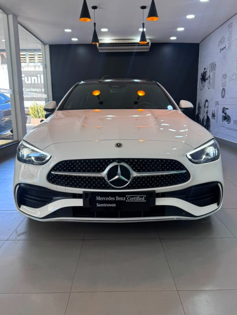 mercedes-benz c 200 1.5 eq boost hibrido amg line 9g-tronic 4p automatico 20255