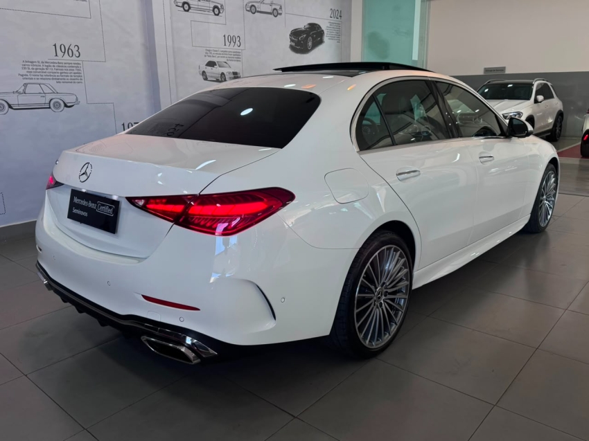 mercedes-benz c 200 1.5 eq boost hibrido amg line 9g-tronic 4p automatico 20251
