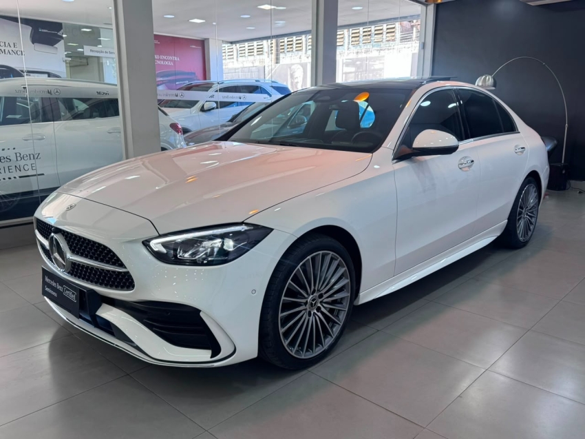 mercedes-benz c 200 1.5 eq boost hibrido amg line 9g-tronic 4p automatico 20254