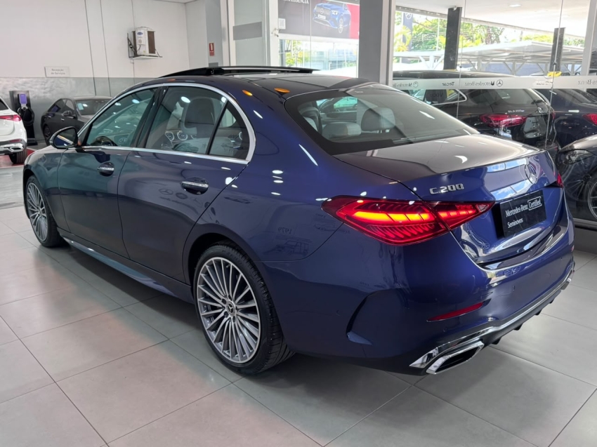 mercedes-benz c 200 1.5 eq boost hibrido amg line 9g-tronic 4p automatico 20253