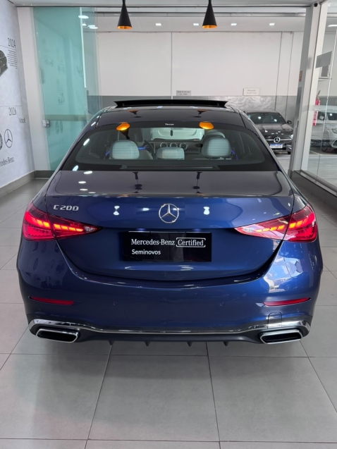 mercedes-benz c 200 1.5 eq boost hibrido amg line 9g-tronic 4p automatico 20252