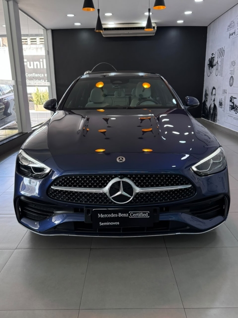 mercedes-benz c 200 1.5 eq boost hibrido amg line 9g-tronic 4p automatico 20255