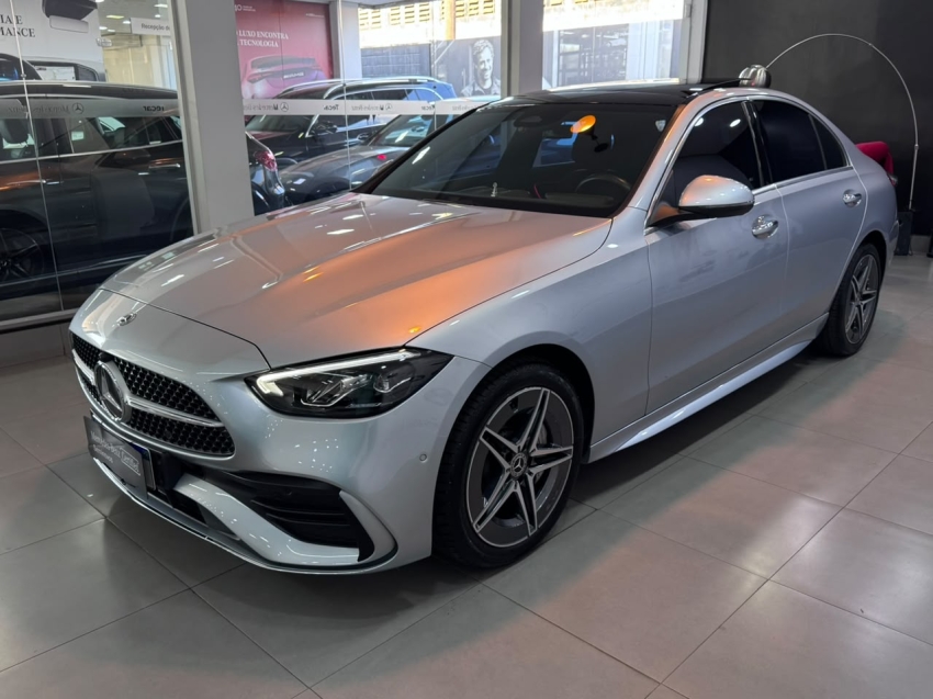 mercedes-benz c 200 1.5 eq boost hibrido amg line 9g-tronic 4p automatico 20224