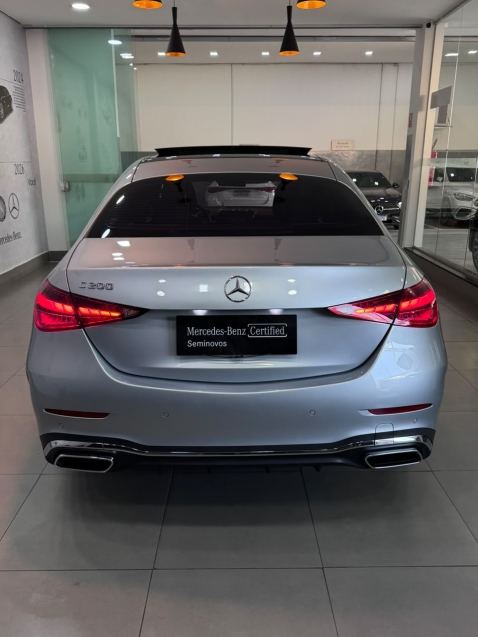 mercedes-benz c 200 1.5 eq boost hibrido amg line 9g-tronic 4p automatico 20222