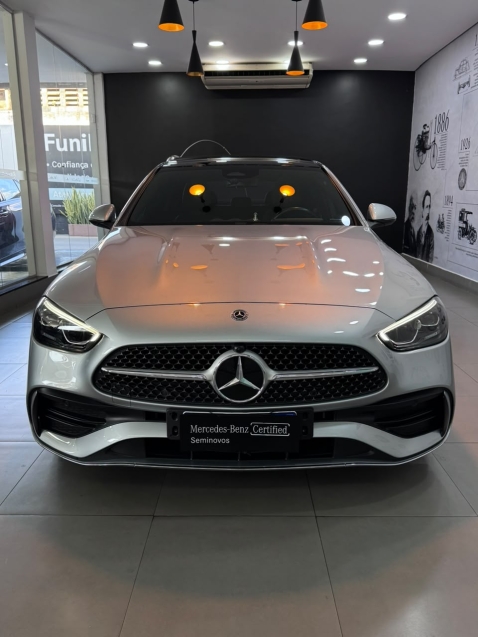 mercedes-benz c 200 1.5 eq boost hibrido amg line 9g-tronic 4p automatico 20225