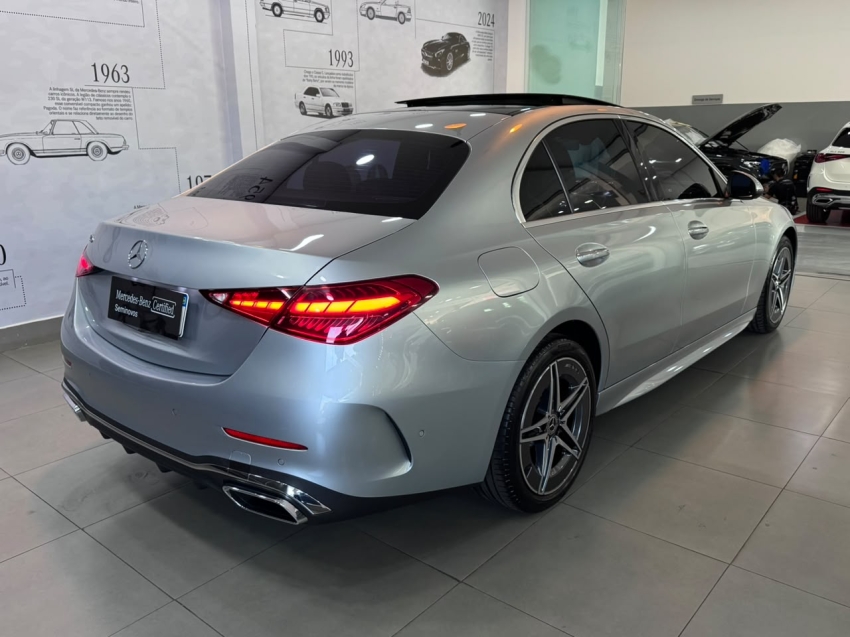 mercedes-benz c 200 1.5 eq boost hibrido amg line 9g-tronic 4p automatico 20221