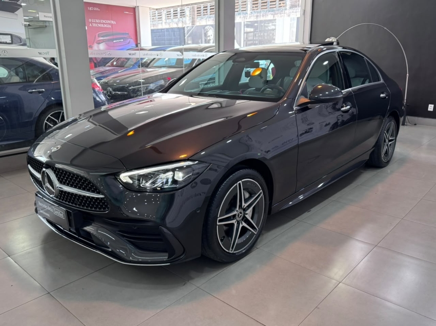 mercedes-benz c 200 1.5 eq boost hibrido amg line 9g-tronic 4p automatico 20224