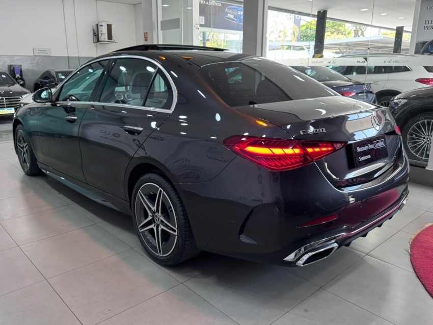 mercedes-benz c 200 1.5 eq boost hibrido amg line 9g-tronic 4p automatico 20223