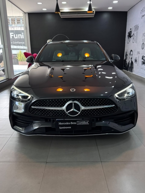 mercedes-benz c 200 1.5 eq boost hibrido amg line 9g-tronic 4p automatico 20225