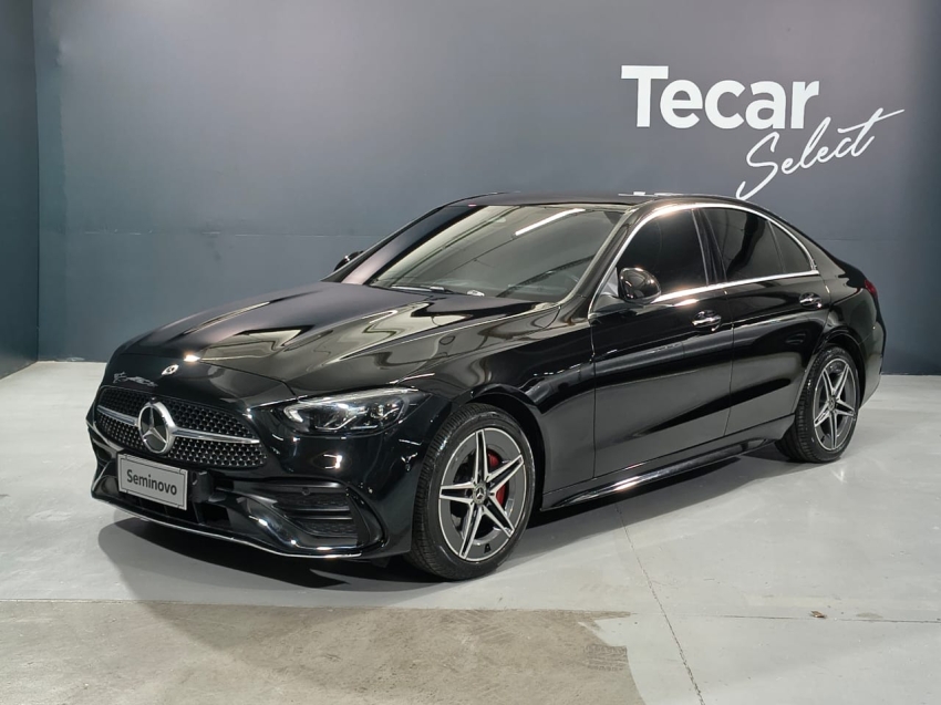 mercedes-benz c 200 1.5 eq boost hibrido amg line 9g-tronic 4p automatico 20221