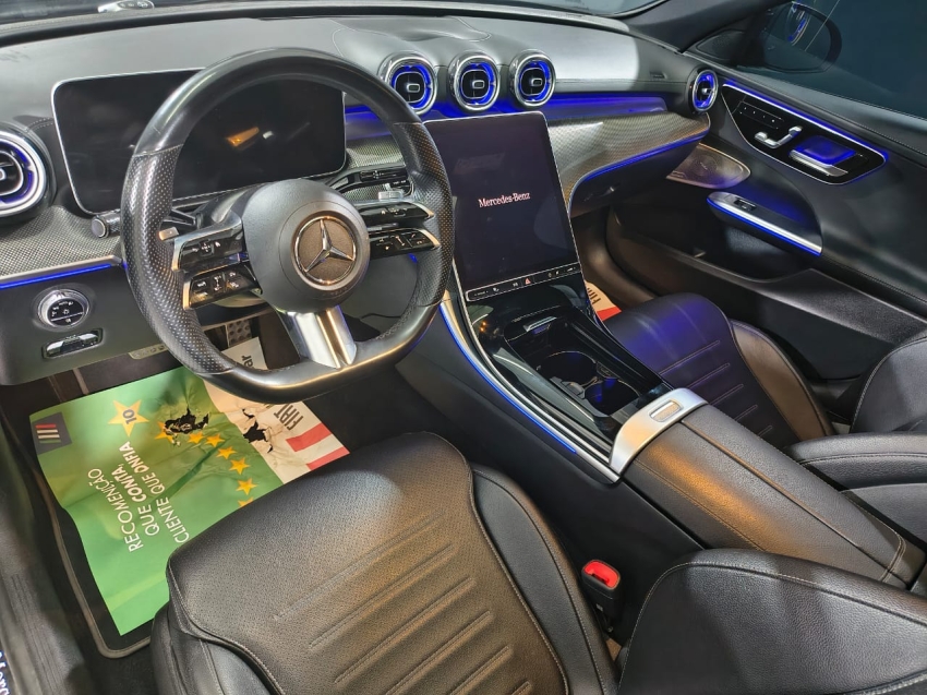 mercedes-benz c 200 1.5 eq boost hibrido amg line 9g-tronic 4p automatico 202212