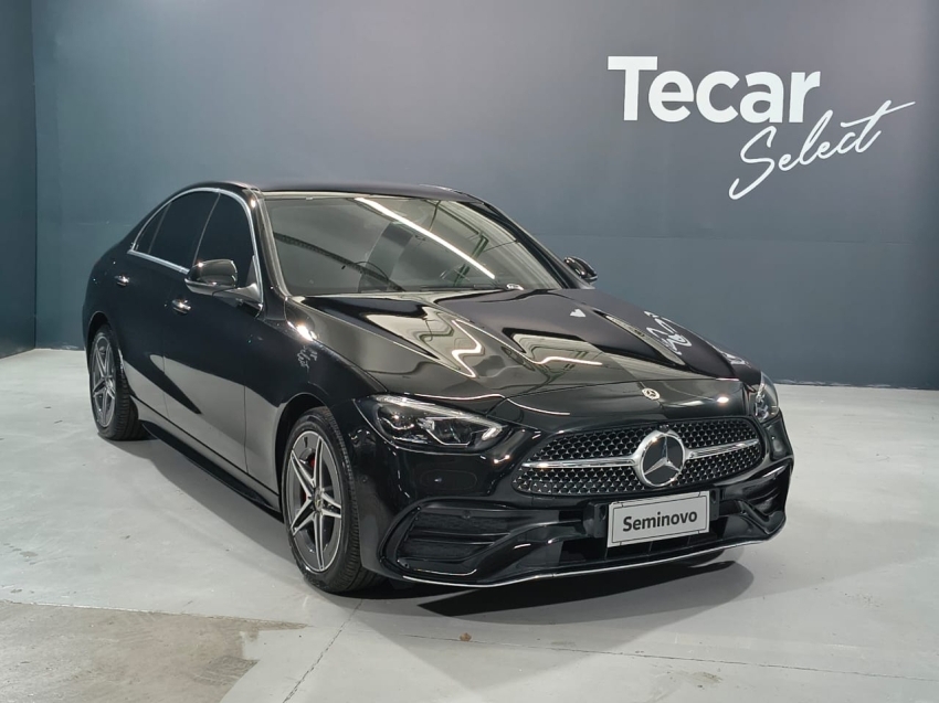 mercedes-benz c 200 1.5 eq boost hibrido amg line 9g-tronic 4p automatico 20223