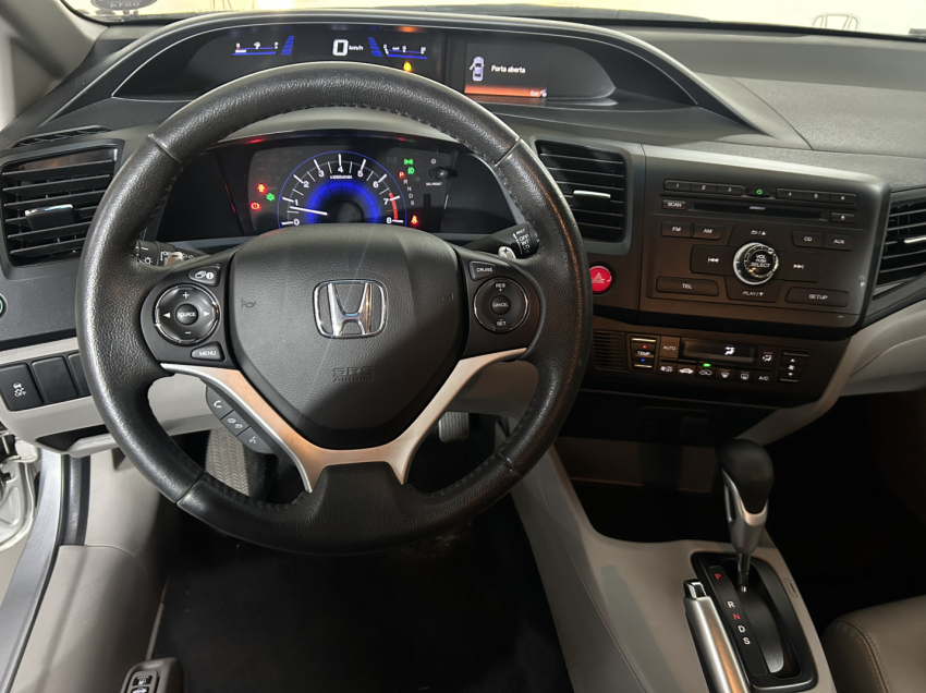 honda civic 2.0 lxr 16v flex 4p automatico 20165