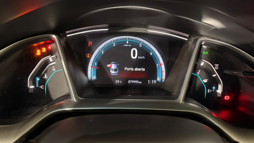 honda civic 2.0 16v flexone exl 4p cvt flex automatico 20186
