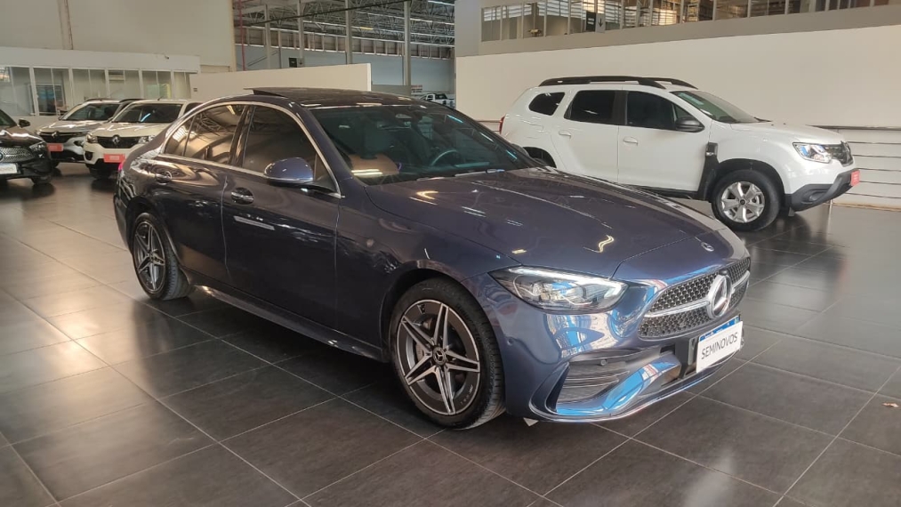 mercedes-benz c 200 1.5 eq boost hibrido amg line 9g-tronic gasolina 4p automatico 2023