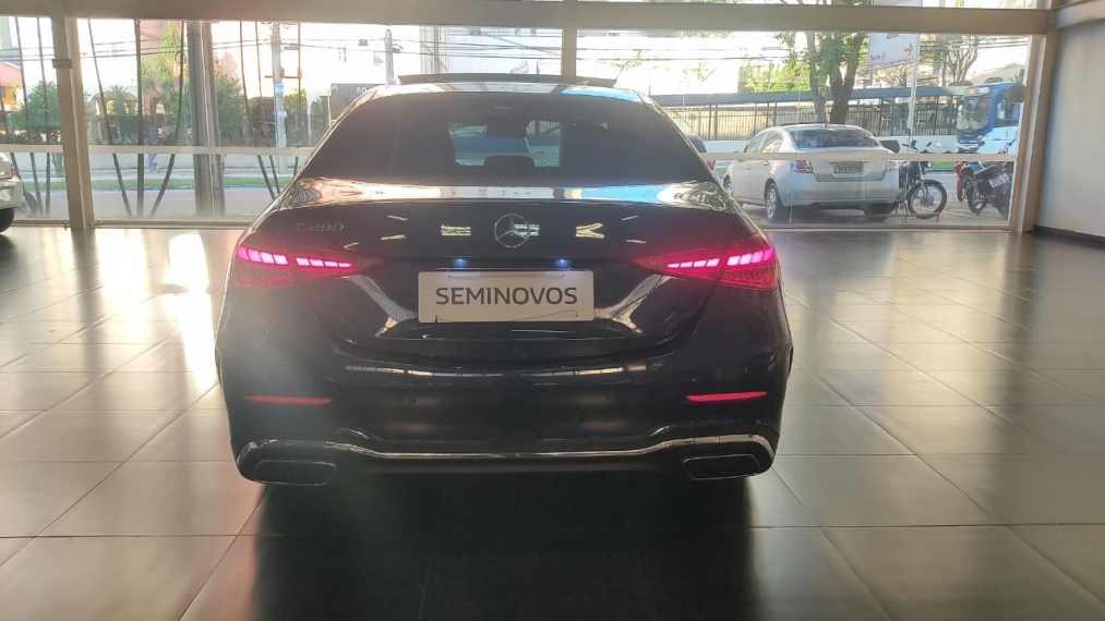 mercedes-benz c 200 1.5 eq boost hibrido amg line 9g-tronic gasolina 4p automatico 2023