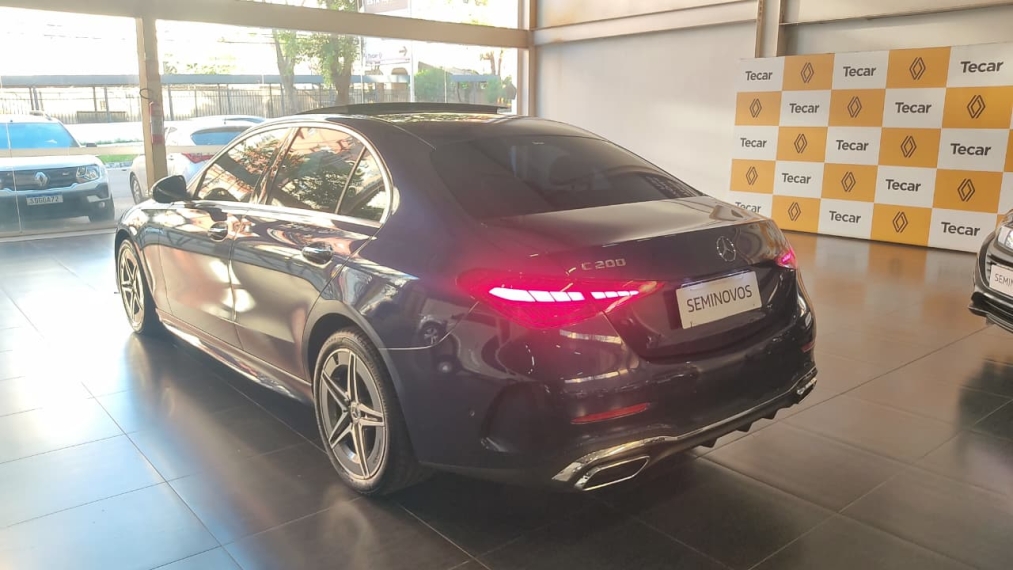mercedes-benz c 200 1.5 eq boost hibrido amg line 9g-tronic gasolina 4p automatico 2023