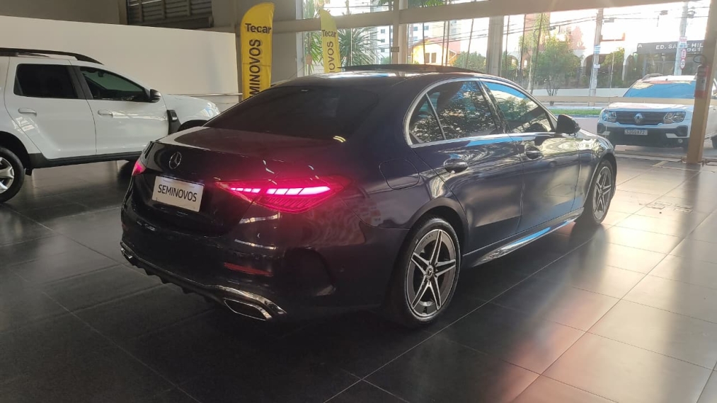 mercedes-benz c 200 1.5 eq boost hibrido amg line 9g-tronic gasolina 4p automatico 2023