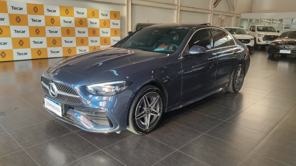mercedes-benz c 200 1.5 eq boost hibrido amg line 9g-tronic gasolina 4p automatico 2023