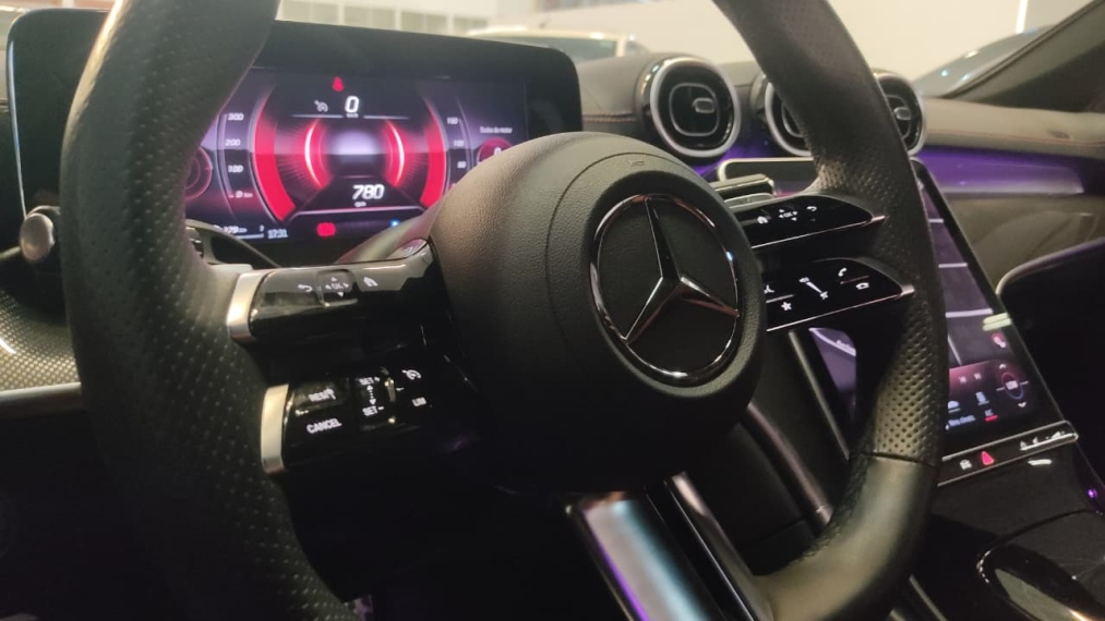 mercedes-benz c 200 1.5 eq boost hibrido amg line 9g-tronic gasolina 4p automatico 2023