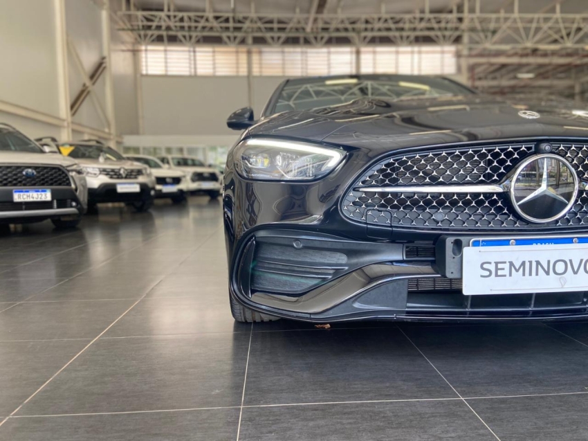mercedes-benz c 300 2.0 eq boost hibrido amg line 9g-tronic gasolina 5p automatico 2023