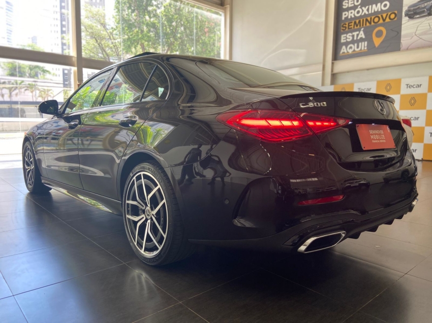 mercedes-benz c 300 2.0 eq boost hibrido amg line 9g-tronic gasolina 5p automatico 2023