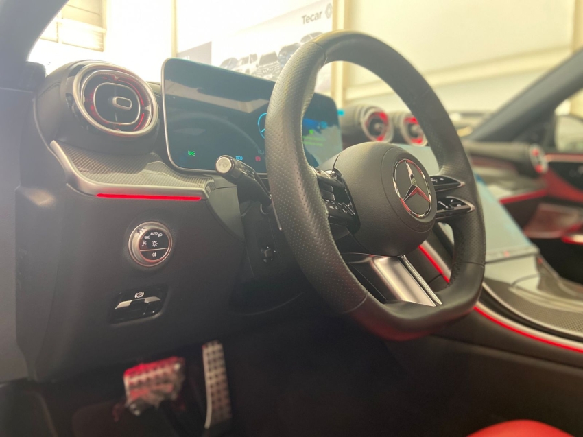 mercedes-benz c 300 2.0 eq boost hibrido amg line 9g-tronic gasolina 5p automatico 2023