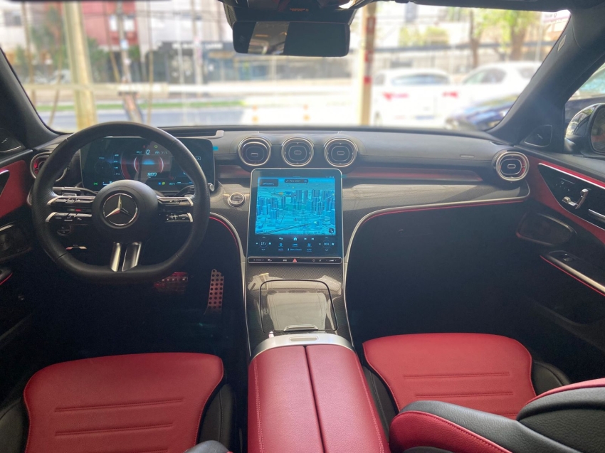 mercedes-benz c 300 2.0 eq boost hibrido amg line 9g-tronic gasolina 5p automatico 2023
