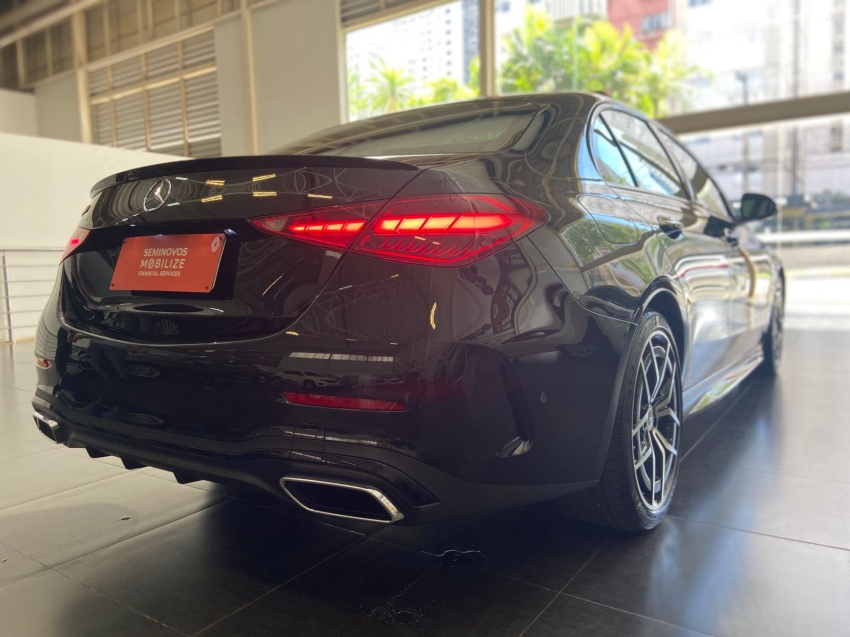 mercedes-benz c 300 2.0 eq boost hibrido amg line 9g-tronic gasolina 5p automatico 2023