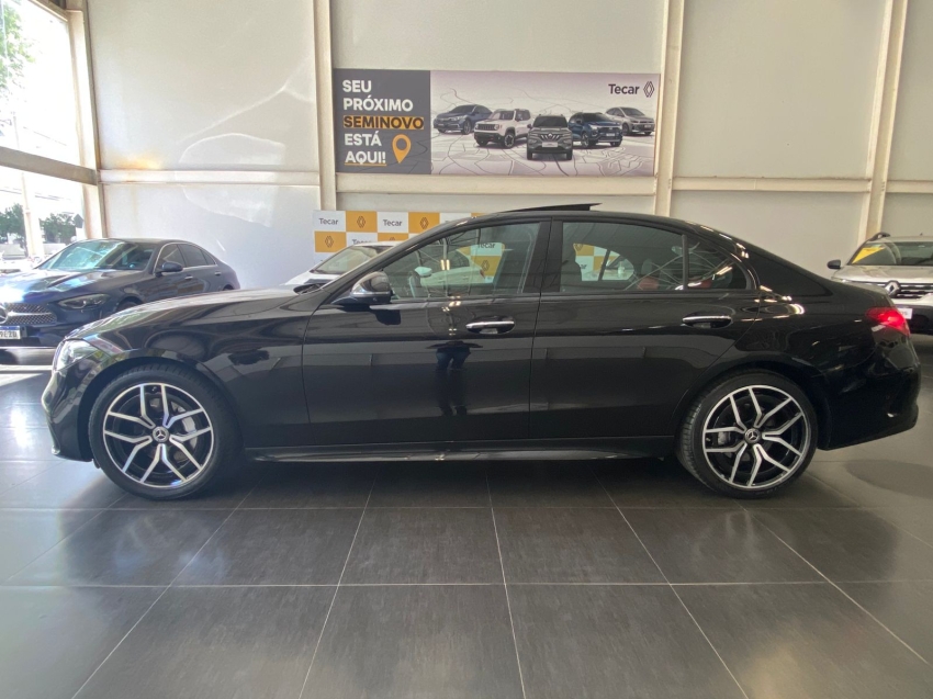 mercedes-benz c 300 2.0 eq boost hibrido amg line 9g-tronic gasolina 5p automatico 2023