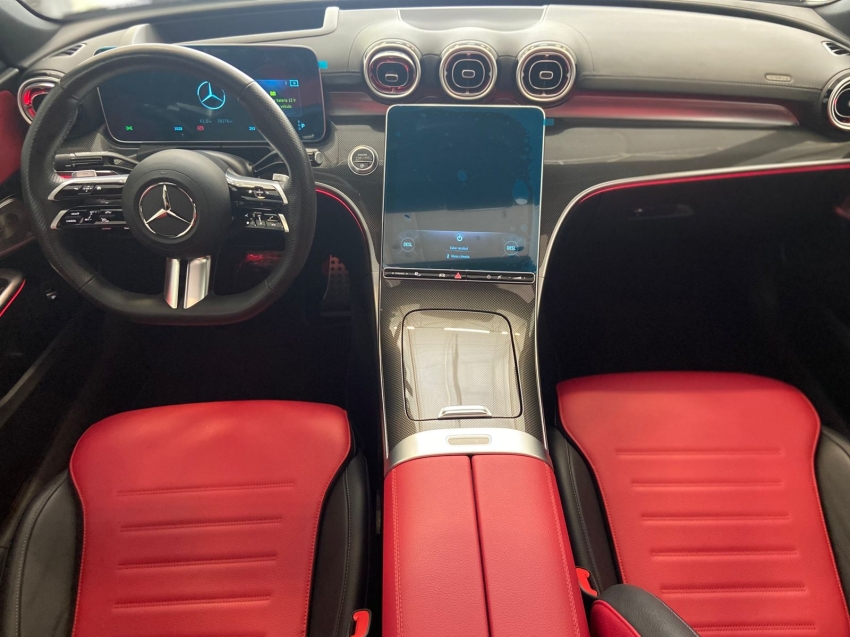 mercedes-benz c 300 2.0 eq boost hibrido amg line 9g-tronic gasolina 5p automatico 2023