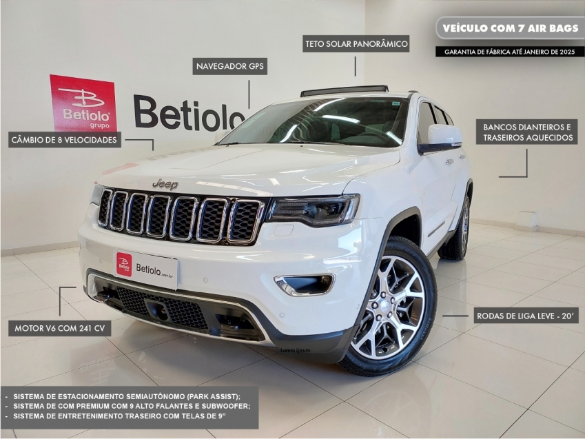 Jeep grand cherokee limited at8 3 0 24v v6 turbo diesel 2021 4p automatico