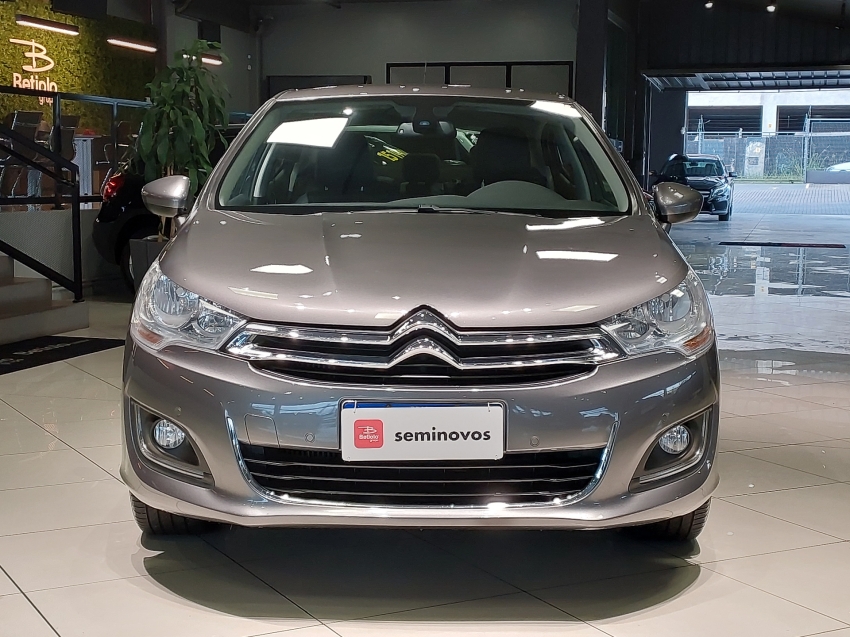 citroen c4 lounge 1.6 exclusive 16v turbo gasolina 4p automatico flex 2014
