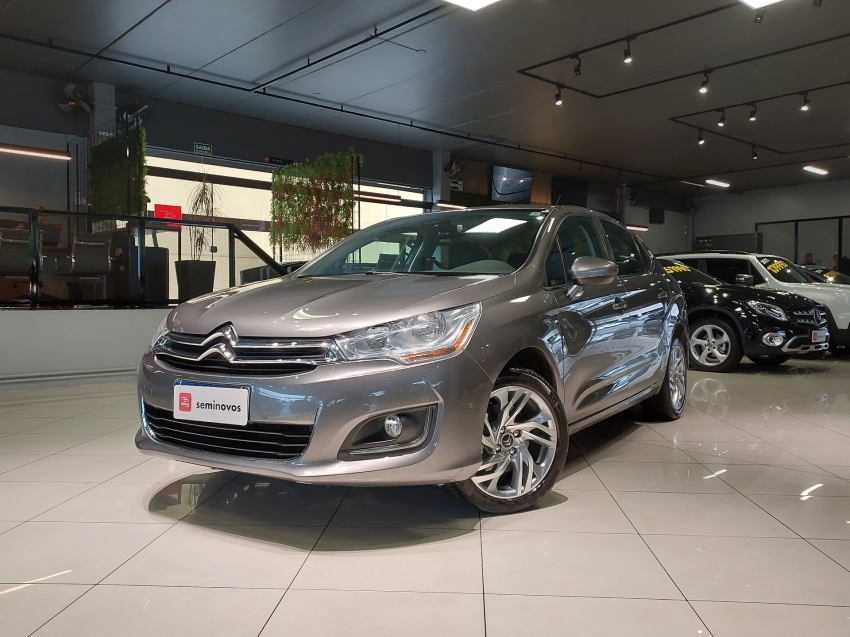 citroen c4 lounge 1.6 exclusive 16v turbo gasolina 4p automatico flex 2014