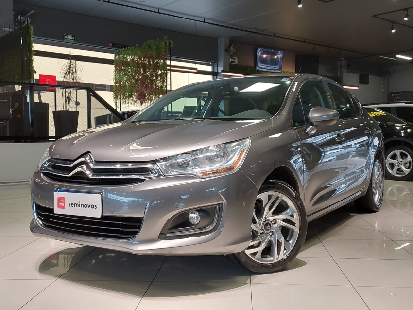 citroen c4 lounge 1.6 exclusive 16v turbo gasolina 4p automatico flex 2014