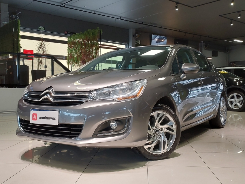 citroen c4 lounge 1.6 exclusive 16v turbo gasolina 4p automatico flex 2014