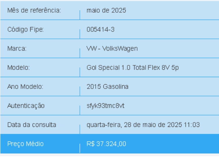 volkswagen gol 1.0 mi special 8v flex 4p manual 2015