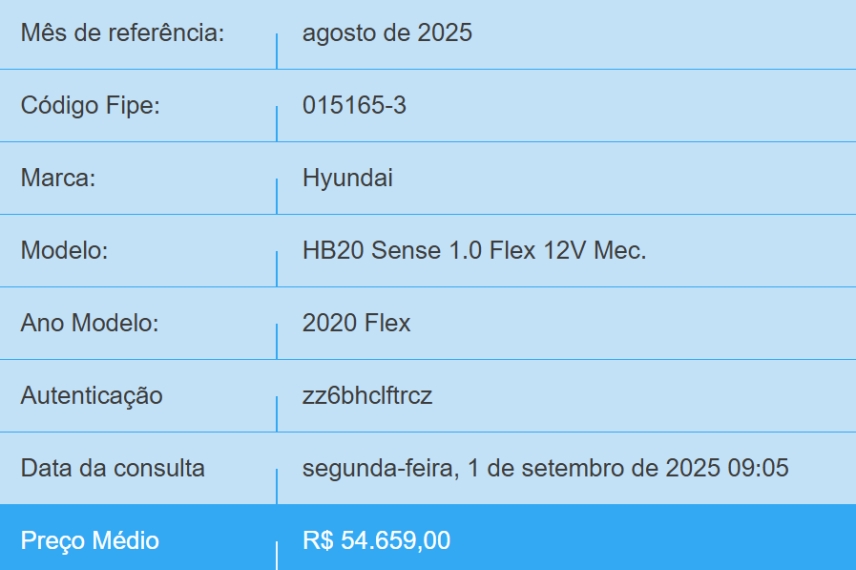 hyundai hb20 1.0 12v flex sense manual 4p 2020