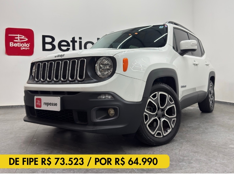 jeep renegade 1.8 16v flex longitude 4p automatico 2018