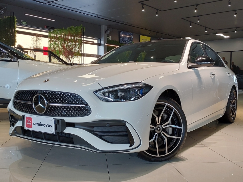 mercedes-benz c 300 2.0 eq boost hibrido amg line 9g-tronic 4p automatico 2025