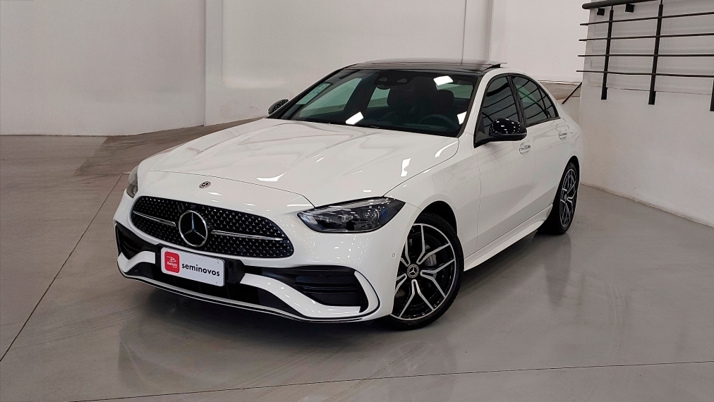mercedes-benz c 300 2.0 eq boost hibrido amg line 9g-tronic 4p automatico 2025