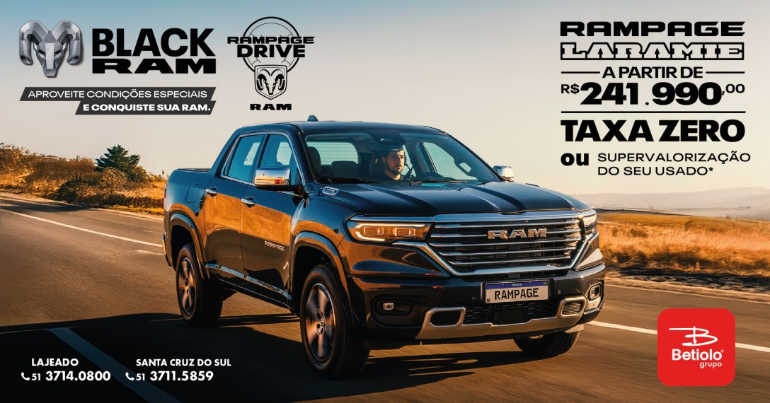 ram rampage 2.2 turbo diesel laramie 4x4 automatico 4p 2026