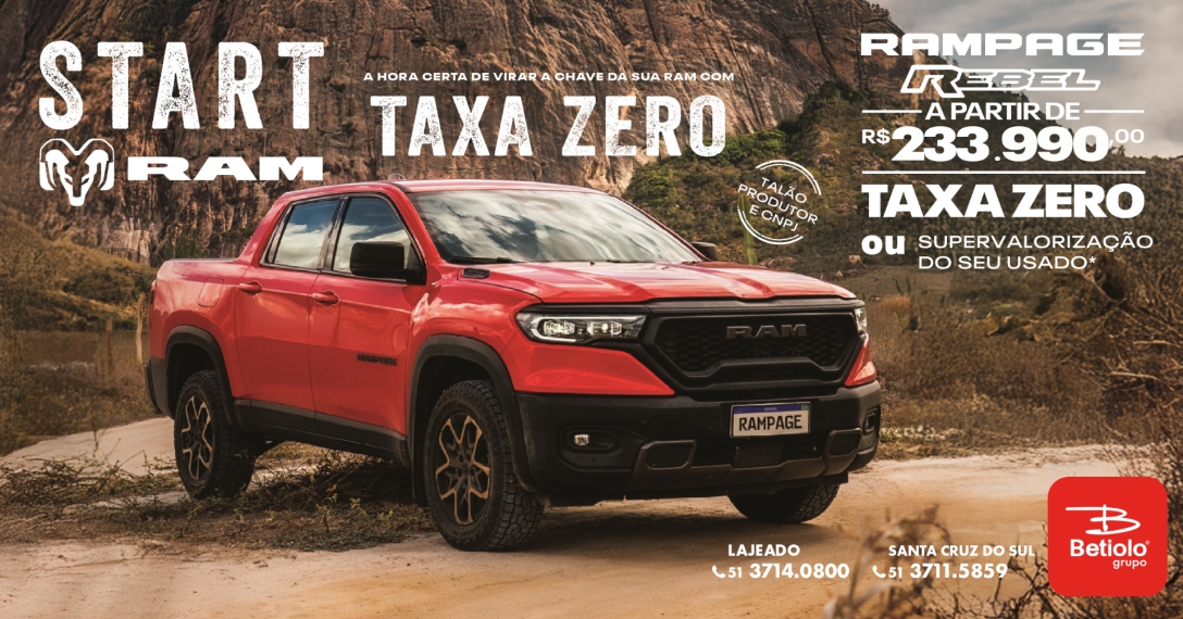 ram rampage 2.2 turbo diesel rebel 4x4 automatico 4p 2026