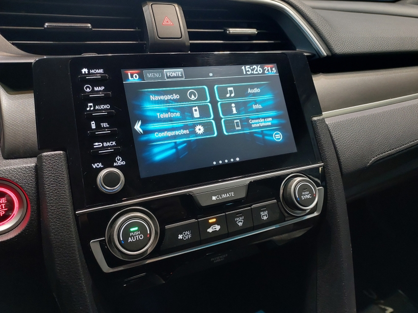 honda civic 2.0 16v flexone exl 4p cvt flex automatico 202111