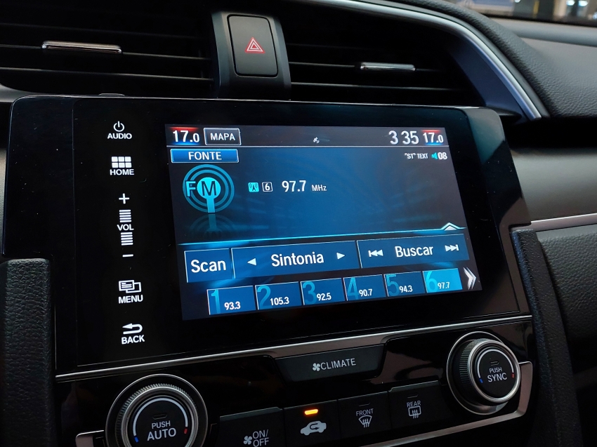 honda civic 2.0 16v flexone exl 4p cvt flex automatico 202012