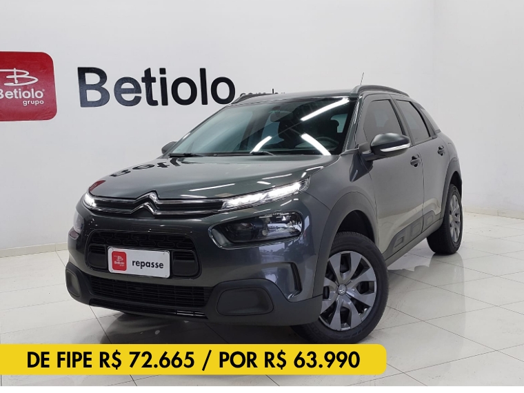 citroen c4 cactus 1.6 vti 120 flex live eat6 4p automatico 2022
