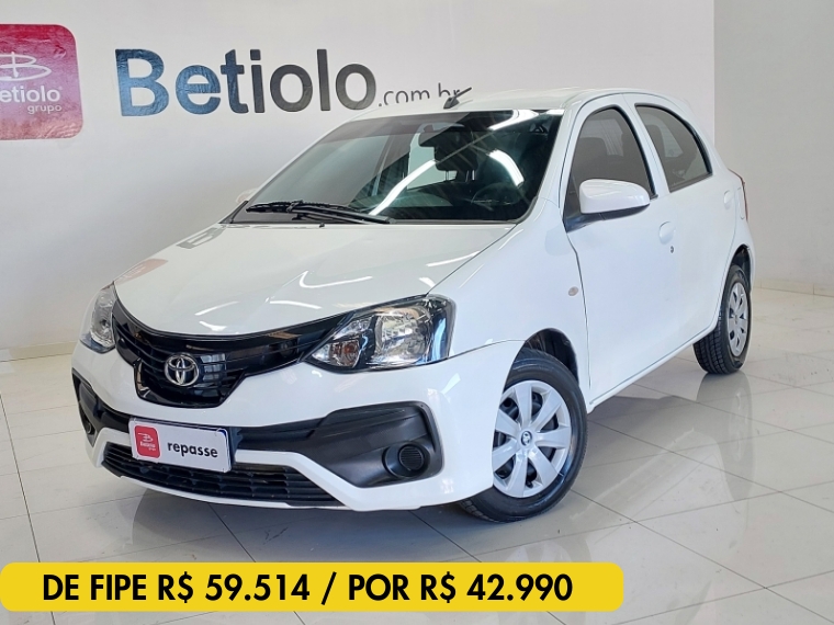 toyota etios 1.3 x 16v flex 4p manual 2020
