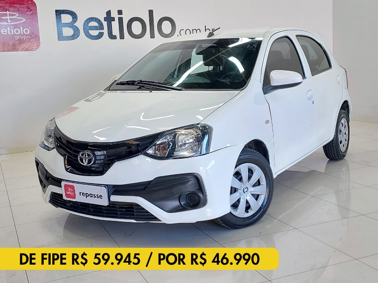 toyota etios 1.3 x 16v flex 4p manual 2020