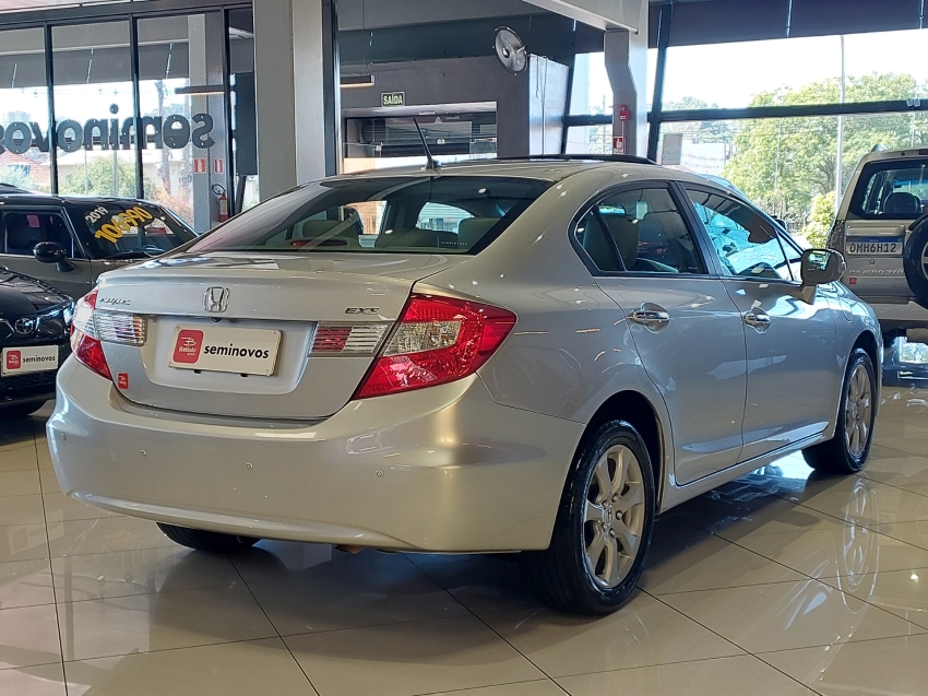 honda civic 1.8 exs 16v flex 4p automatico 20125
