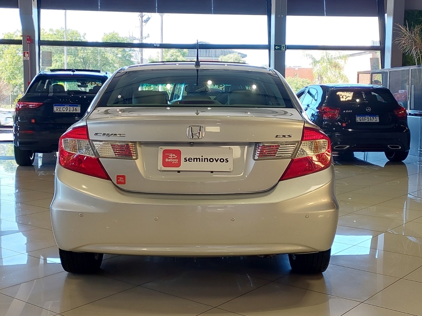 honda civic 1.8 exs 16v flex 4p automatico 20124